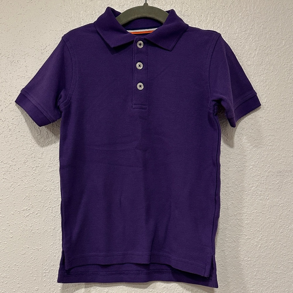 FRENCH TOAST 3T Kids Purple Polo Shirt - Classic Short Sleeve